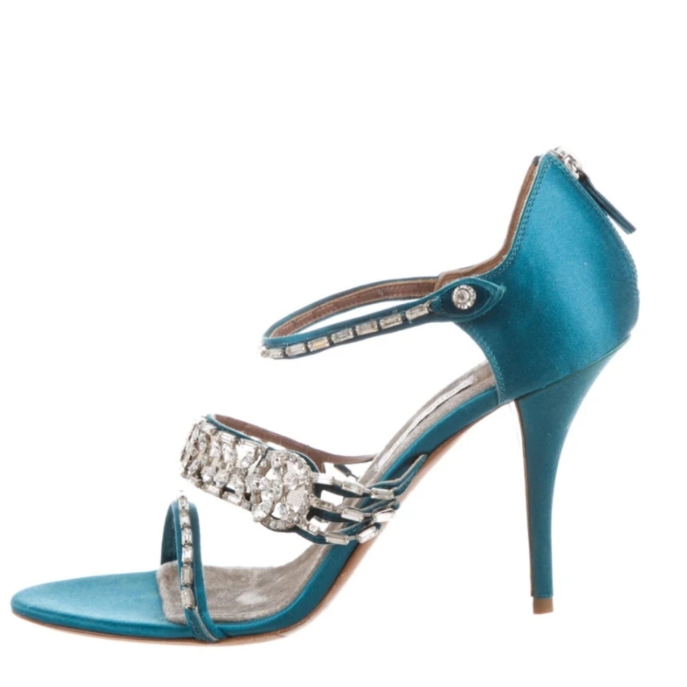 TABITHA SIMMONSSatin Embellished Sandals